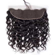 Load image into Gallery viewer, Water Wave Virgin Hair 3 Bundles With 13x4 Frontal