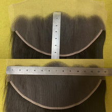 Load image into Gallery viewer, Straight 13x6 Lace Frontal Transparent Swiss Lace Human Hair