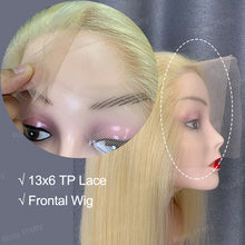 Load image into Gallery viewer, Blonde Bob Wig 13x6 Lace Front Wig 613 Hair Short Bob Wig