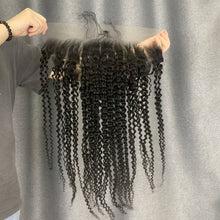 Load image into Gallery viewer, 13x6 HD Lace Frontal Kinky Curly Virgin Hair