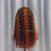 Load image into Gallery viewer, Water Wave 18 inch Highlight Human Hair Wig 13x4 Lace Front Weigth 290g