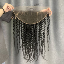 Load image into Gallery viewer, 13x6 HD Lace Frontal Kinky Curly Virgin Hair