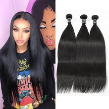 Load image into Gallery viewer, Peruvian Virgin Hair Straight Bundles 3PCS No Chemical Treatment