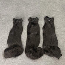Load image into Gallery viewer, Egg Curly Double Drawn Hair 3Bundles With 4x4 Lace Closure