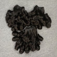 Load image into Gallery viewer, Magic Curly Double Drawn Hair 3Bundles With 4x4 Lace Closure
