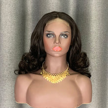 Load image into Gallery viewer, Double Drawn Wig Egg Curly Fumi Hair 4x4 Closure Wig Transparent Lace