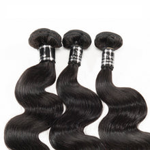 Load image into Gallery viewer, 3 Bundles With 13x4 Frontal Body Wave Virgin Hair