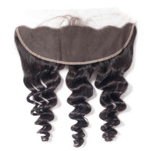 Load image into Gallery viewer, Loose Wave Virgin Hair 4 Bundles With 13x4 Lace Frontal