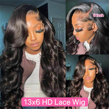 Load image into Gallery viewer, 13x6 HD Lace Frontal Wigs Human Hair Body Wave Pre-plucked with Baby Hair