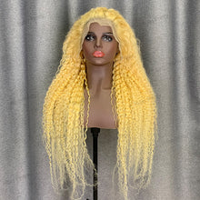 Load image into Gallery viewer, 30 Inch Deep Wave Wig 613 Blonde Hair 13x4 Lace Front Wig