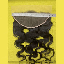 Load image into Gallery viewer, Lace Frontal 13x6 Transparent Swiss Lace Body Wave Lace Frontal Human Hair