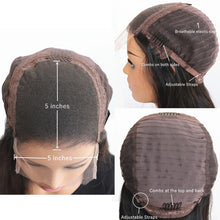 Load image into Gallery viewer, Double Drawn Hair Bob Wig 5x5 Closure Blunt Cut Bob Bone Straight Hair