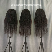 Load image into Gallery viewer, 30 Inch Deep Wave Virgin Hair 6x6 TP Lace Wig | Custom Wig