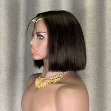Load image into Gallery viewer, Wear and Go Glueless Bob Wig Kim K Style Bone Straight Hair