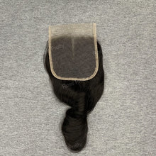 Load image into Gallery viewer, Bouncy Curly Double Drawn Hair 3Bundles With 4x4 Lace Closure