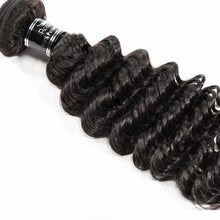 Load image into Gallery viewer, Deep Wave Virgin Hair 4 Bundles With 4x4 Closure