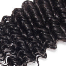 Load image into Gallery viewer, Brazilian Virgin Hair 4 Bundles Deep Wave Hair Weave