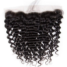 Load image into Gallery viewer, Deep Wave Virgin Hair 4 Bundles With 13x4 Frontal