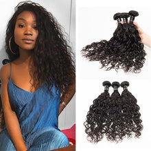 Load image into Gallery viewer, Brazilian Virgin Hair Water Wave Bundles 3PCS/ Pack