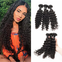 Load image into Gallery viewer, Peruvian Deep Wave Bundles 3PCS 100% Virgin Hair