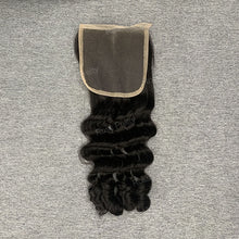 Load image into Gallery viewer, Ocean Wave Double Drawn Hair 3Bundles With 4x4 Lace Closure