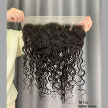 Load image into Gallery viewer, Water Wave 13x6 Lace Frontal Transparent Swiss Lace Human Hair