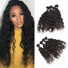 Load image into Gallery viewer, Brazilian Virgin Hair Water Wave 4 Bundles Hair Weave