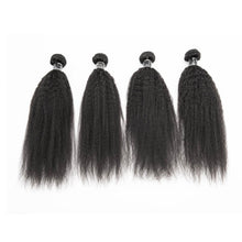 Load image into Gallery viewer, Brazilian Kinky Straight Virgin Hair 4 Bundles Deal