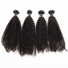 Load image into Gallery viewer, Brazilian Virgin Hair Kinky Curly 4 Bundles Pack