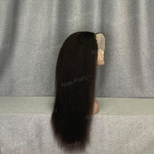 Load image into Gallery viewer, Kinky Straight Human Hair 13x6 Lace Frontal Wig | Pre-made Wig