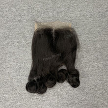 Load image into Gallery viewer, Magic Curly Double Drawn Hair 3Bundles With 4x4 Lace Closure