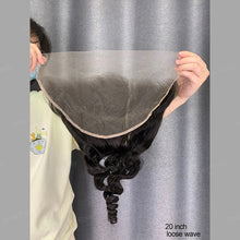 Load image into Gallery viewer, Loose Wave 13x6 Transparent Lace Frontal Long Last 100% Human Hair