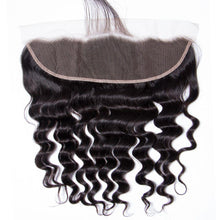 Load image into Gallery viewer, Loose Deep Virgin Hair 4 Bundles With 13x4 Frontal
