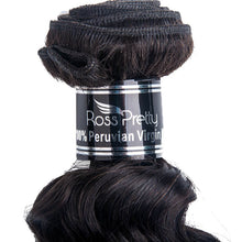 Load image into Gallery viewer, Peruvian Hair Weave Loose Wave Bouncy Virgin Hair Bundles 3PCS