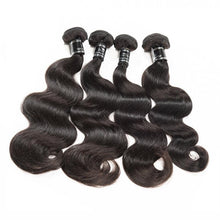 Load image into Gallery viewer, Body Wave Virgin Hair 4 Bundles With 13x4 Frontal