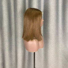 Load image into Gallery viewer, Raw Hair Brown Bob Wig 2x6 Lace Closure Unit