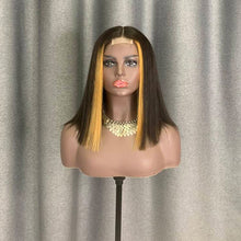 Load image into Gallery viewer, Raw Hair 2x6 Lace Bob Wig can be Restyled Any Colors