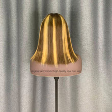 Load image into Gallery viewer, Raw Hair Highlight Bob Wig 2x6 Lace Closure Unit
