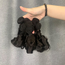 Load image into Gallery viewer, Spring Curly Double Drawn Hair 3 Bundles With 13x4 Lace Frontal