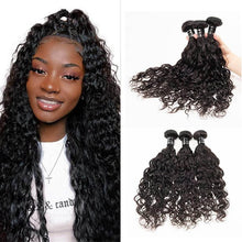 Load image into Gallery viewer, Peruvian Virgin Hair Water Wave 3PCS Bundles