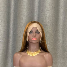 Load image into Gallery viewer, Highlight Bob Wig T Lace Straight Human Hair