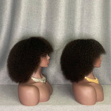 Load image into Gallery viewer, Afro Wigs 10-12 Inch Human Hair For Women