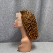 Load image into Gallery viewer, #30 Brown Wig 13x4 Lace Front Bob Wig Water Wave 12 Inch