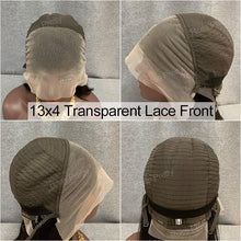 Load image into Gallery viewer, 10 Inch 13x4 Lace Front Bob Wig Natural Black Virgin Hair
