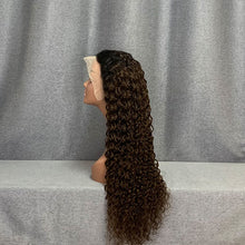 Load image into Gallery viewer, Ombre Wig Water Wave 26 Inch Dark Brown Wig