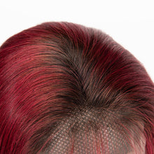 Load image into Gallery viewer, 1b/99j Color Straight Hair Wig 13×6 Lace Front Wig Virgin Human Hair Wigs