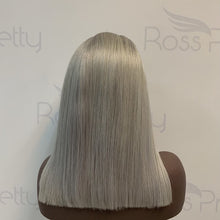 Load image into Gallery viewer, Grey Bob Wig Straight 13x4 Lace Front Human Hair