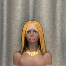 Load image into Gallery viewer, Highlight #30/ 4 Bob Wig T Part Lace Straight Human Hair