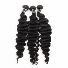 Load image into Gallery viewer, Peruvian Premium Loose Deep Bundles 100% Human Hair Weave 3PCS