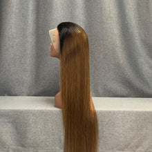 Load image into Gallery viewer, 13×4 Lace Front Wig Straight Virgin Human Hair Wigs Color 1B/30